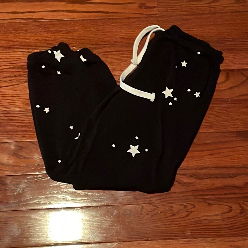 Katie J nyc black star sweatpants